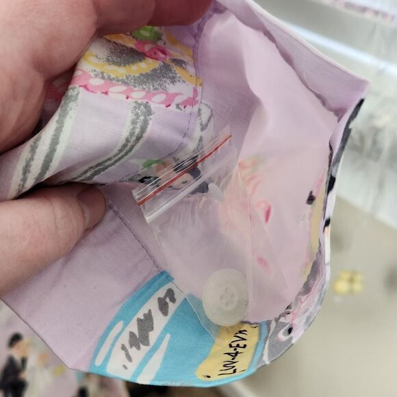 Nick & Nora Love & Marriage Pajamas Plus Size 3X NWOT 90's Y2K 2000's - Picture 11 of 15